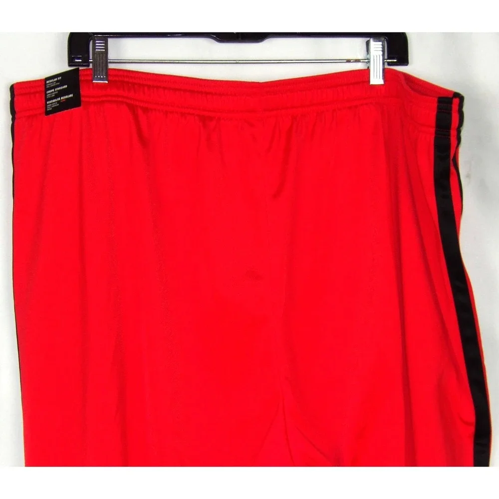 NEW! ADIDAS Draw String Striped Tapered Leg Performance Jogger Pants Men's 3XL